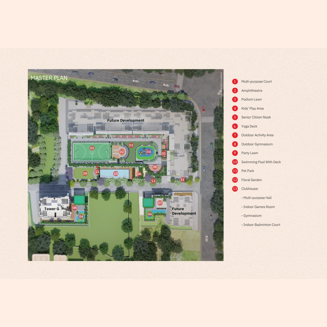 Mahindra Marina 64  master-plan